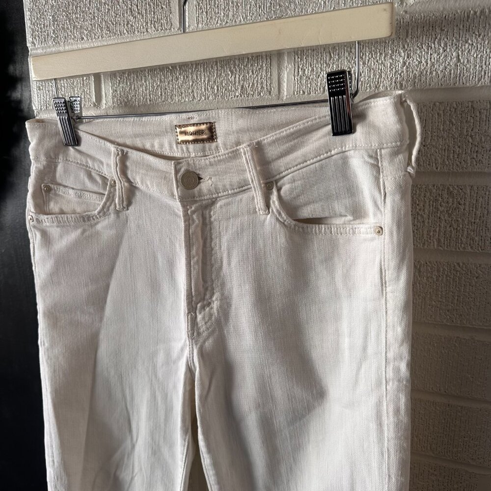 Mother The Rascal Ankle Snippet, White/Cream, 28 - image 6